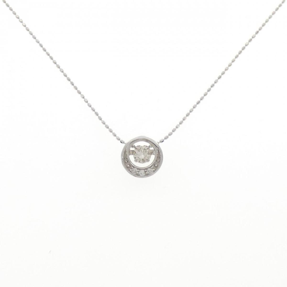 K18WG/K14WG ダイヤモンド ネックレス 0.20CT【中古】｜KOMEHYO ONLINESTORE 店
