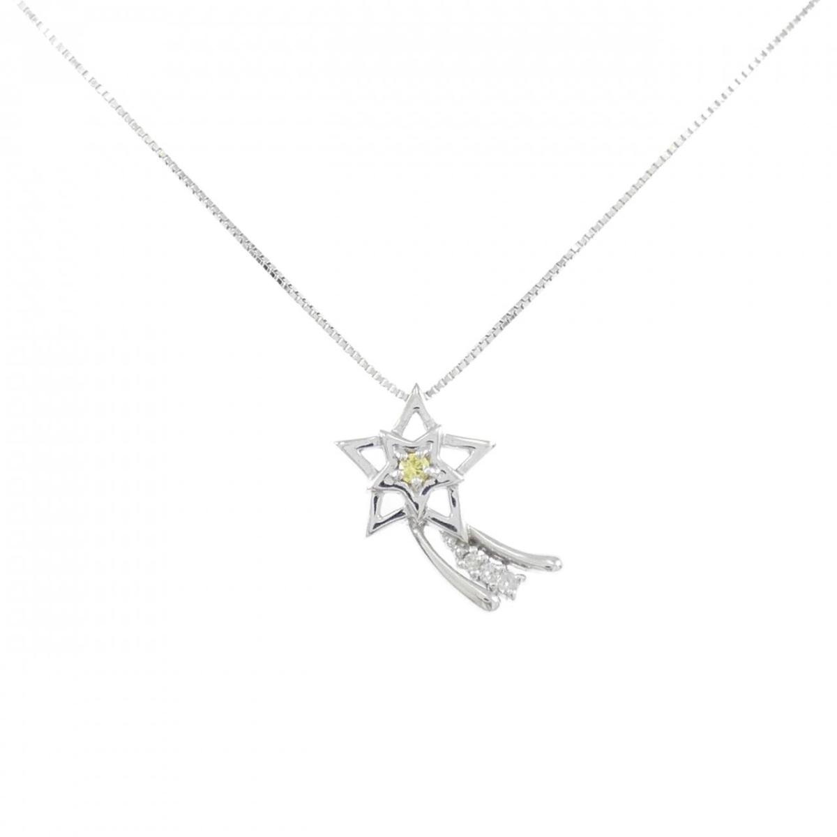 K18WG スター サファイヤ ネックレス【中古】|KOMEHYO ONLINESTORE 店