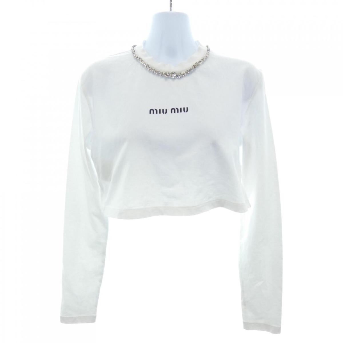 ミュウミュウ MIU MIU MJL732 1M73 Tシャツ【中古】