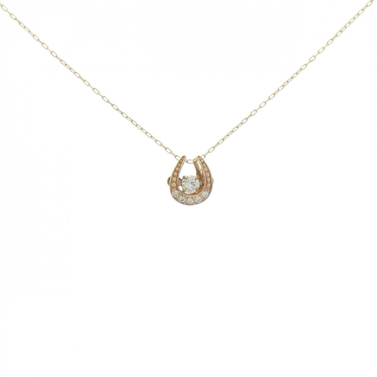 K18PG ダイヤモンド ネックレス 0.05CT【中古】｜KOMEHYO ONLINESTORE 店