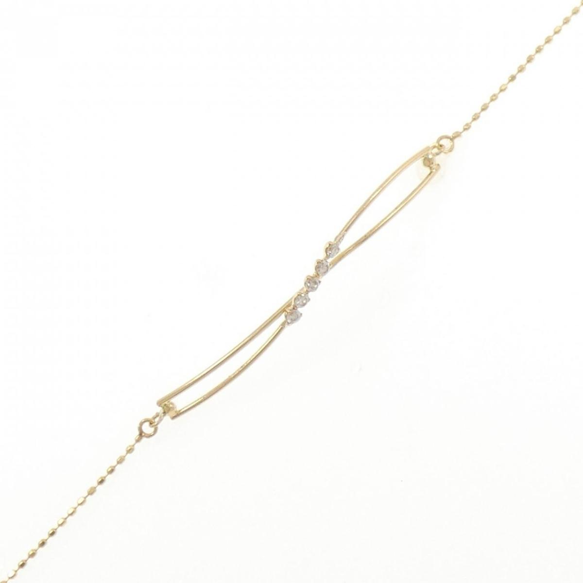 K18YG ダイヤモンド ブレスレット 0.06CT【中古】|KOMEHYO ONLINESTORE 店