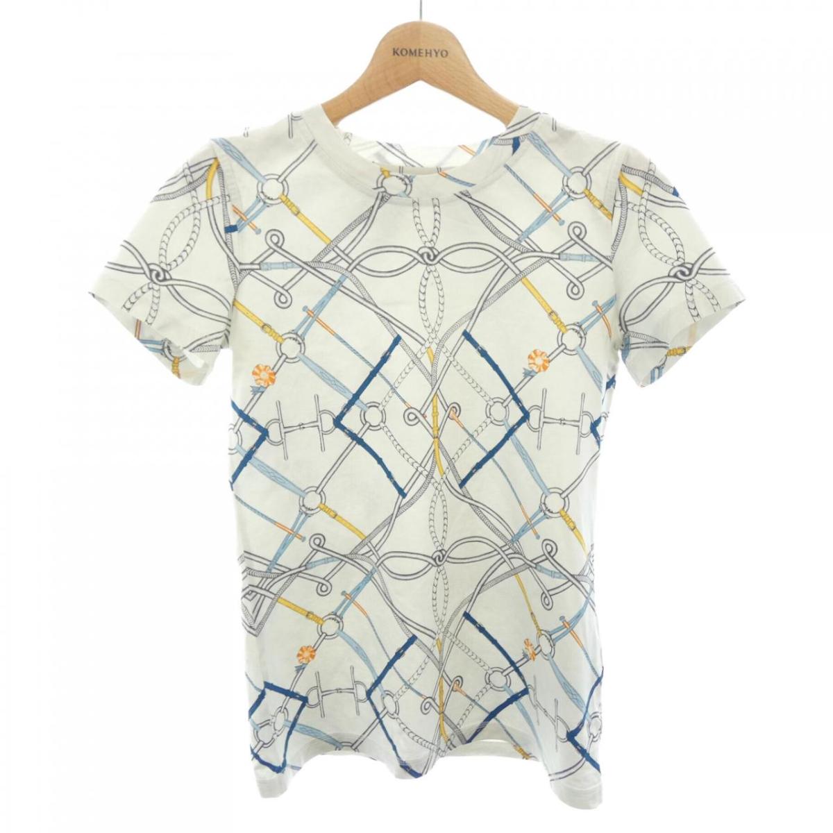 エルメス HERMES PARCOURS SANS FAUTE *16-7704. Tシャツ【中古】 29,640円