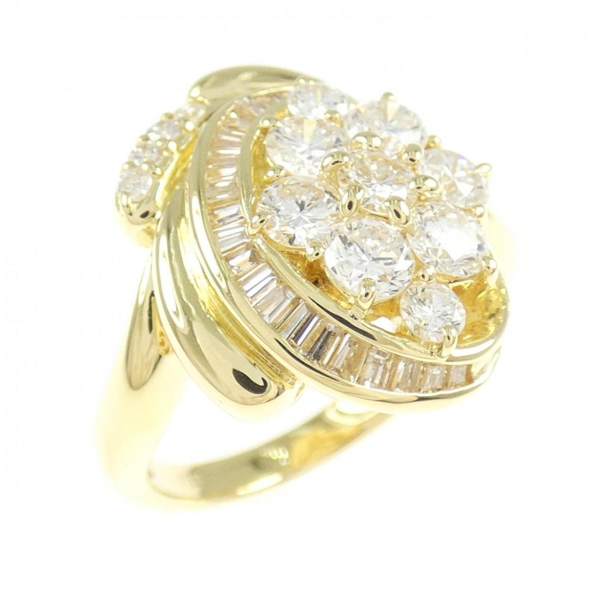 K18YG ダイヤモンド リング 1.52CT【中古】 240,300円