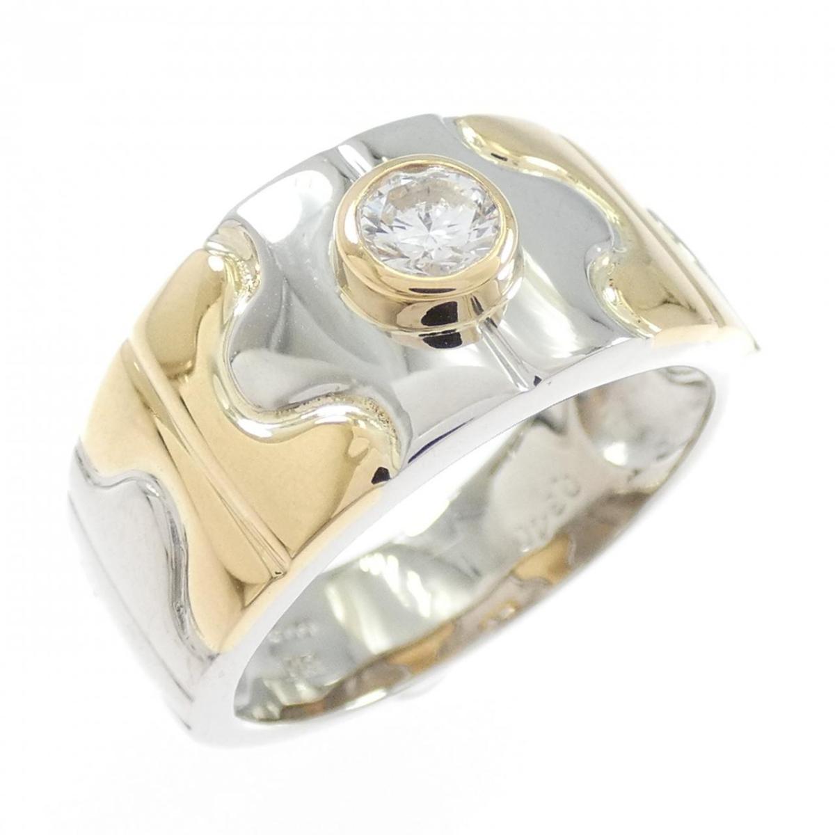 PT900/K18YG ダイヤモンド リング 0.340CT【中古】 215,300円
