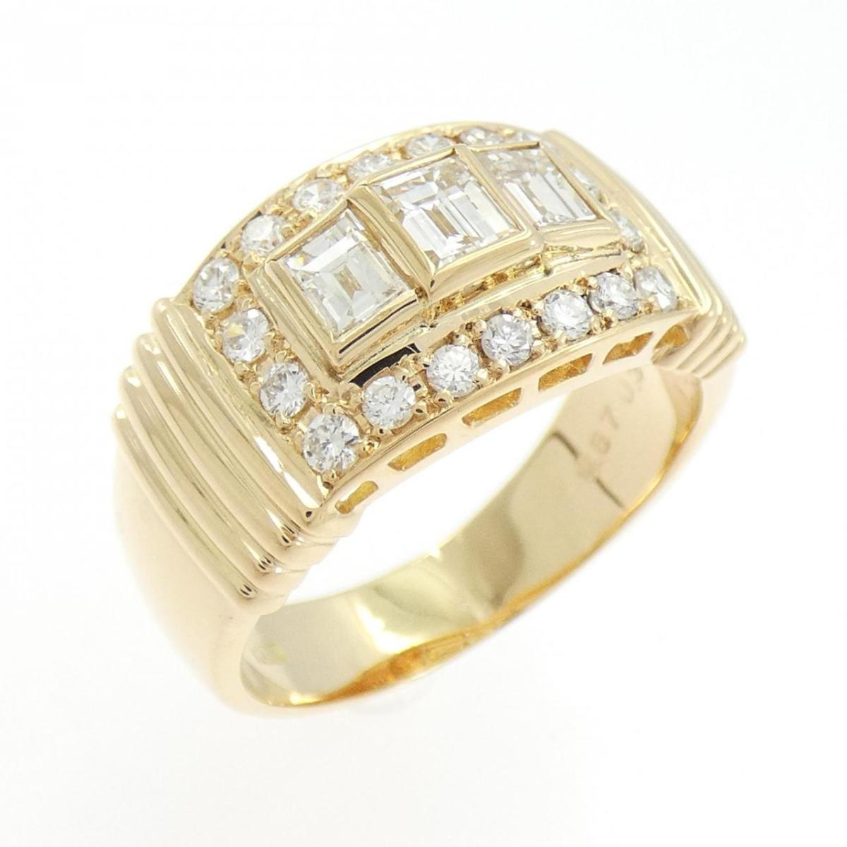 K18YG ダイヤモンド リング 0.87CT【中古】|KOMEHYO ONLINESTORE 店