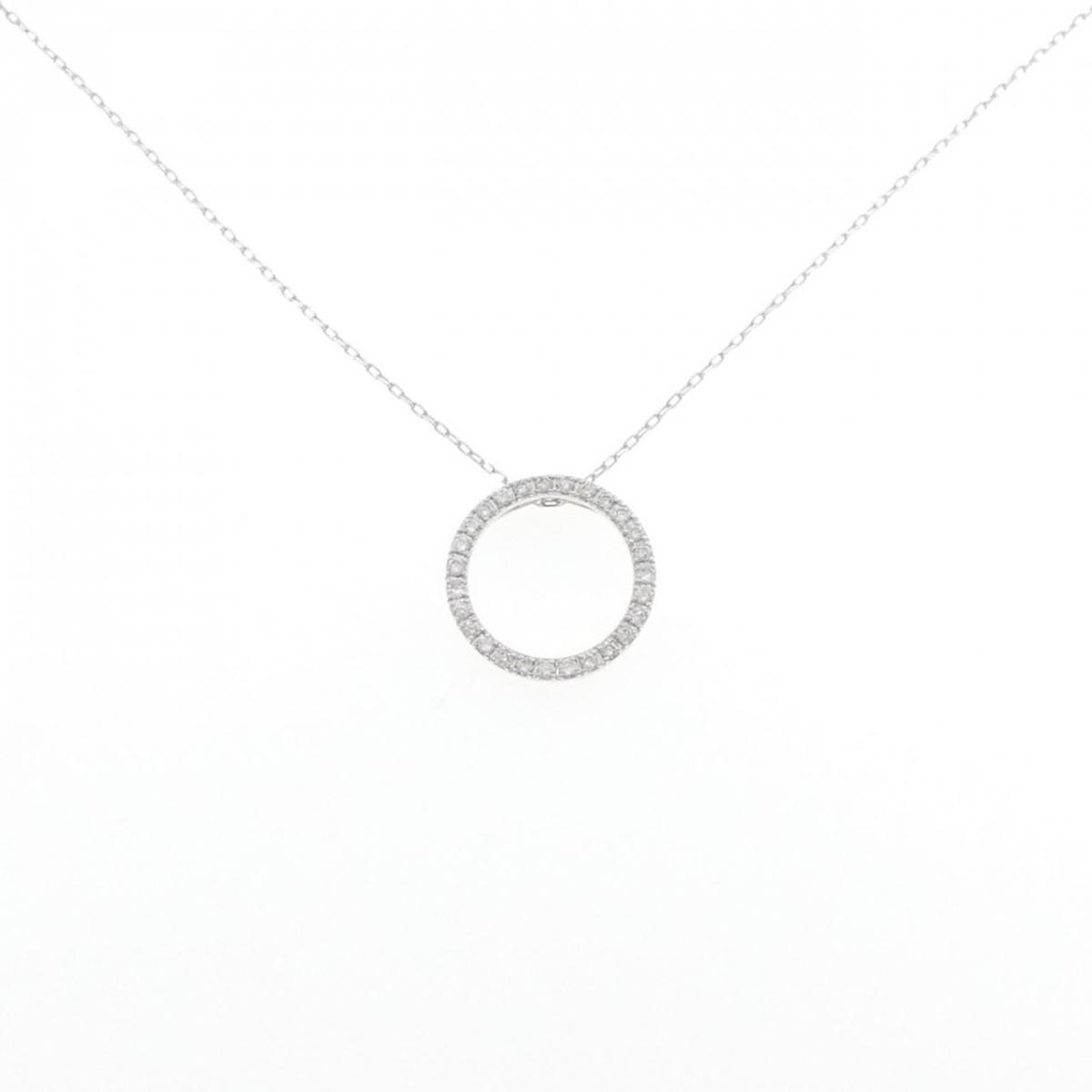 K18WG ダイヤモンド ネックレス 0.39CT【中古】｜KOMEHYO ONLINESTORE 店 180,600円