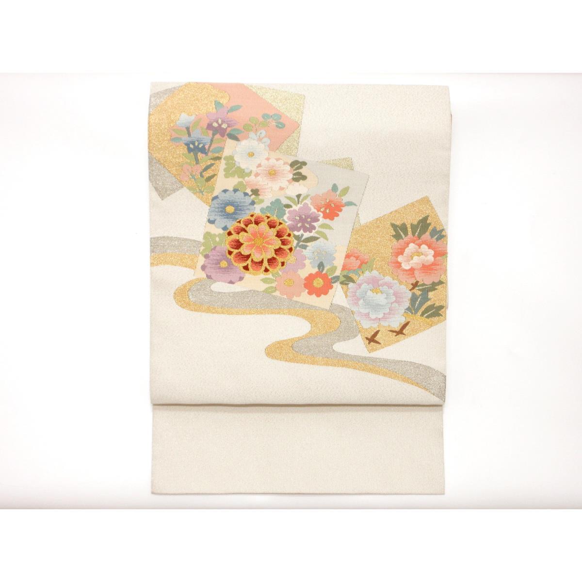 名古屋帯　綴織【中古】