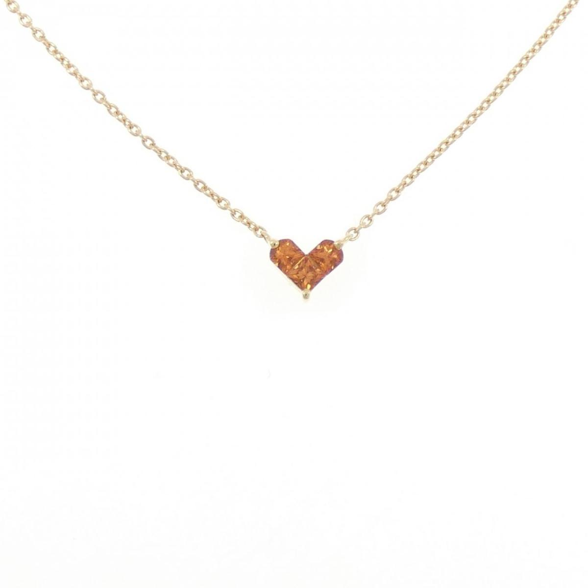 スタージュエリー ミステリアスハート ネックレス 0.25CT【中古】
