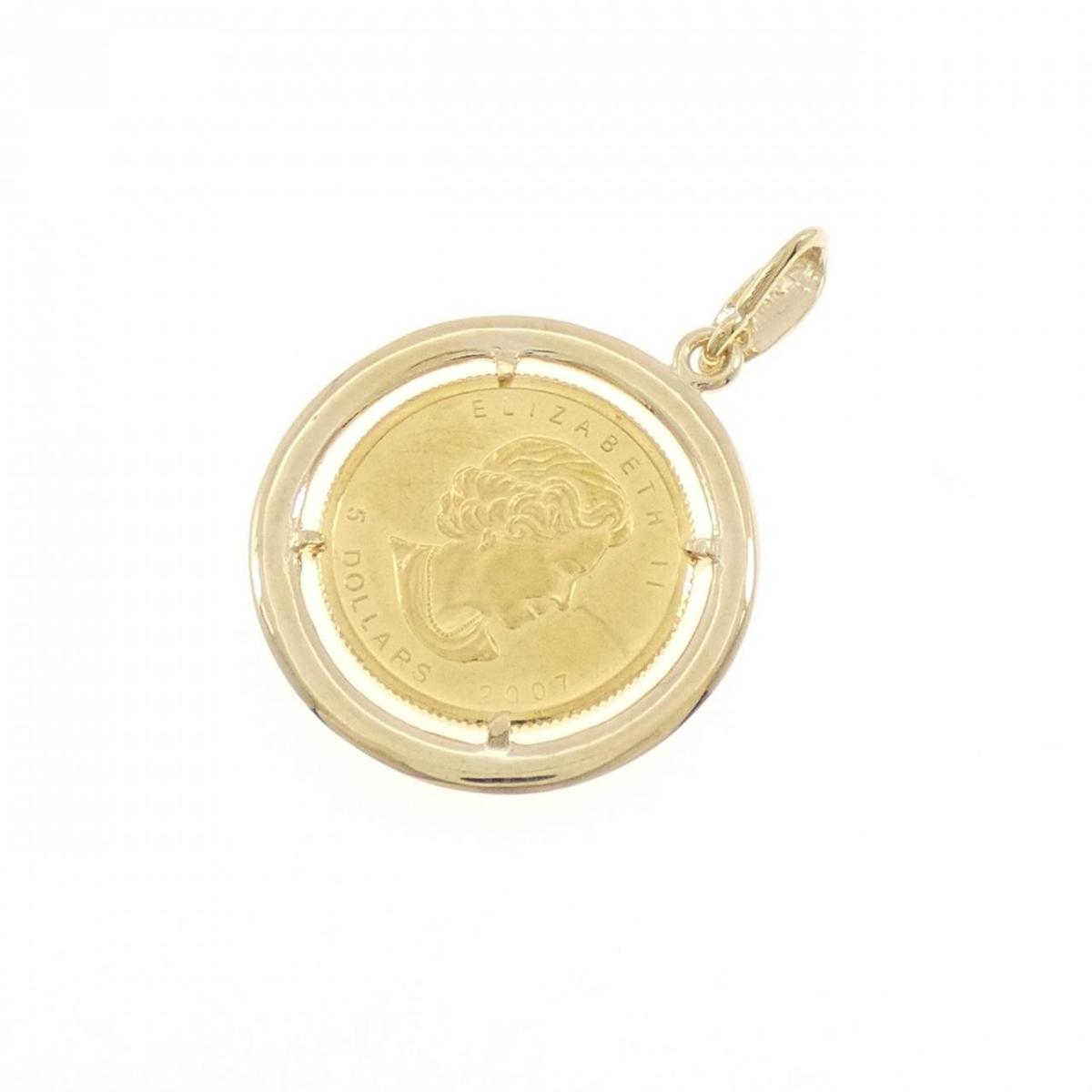 18KYG(枠) コイン ペンダント【中古】｜KOMEHYO ONLINESTORE 店 184,600円