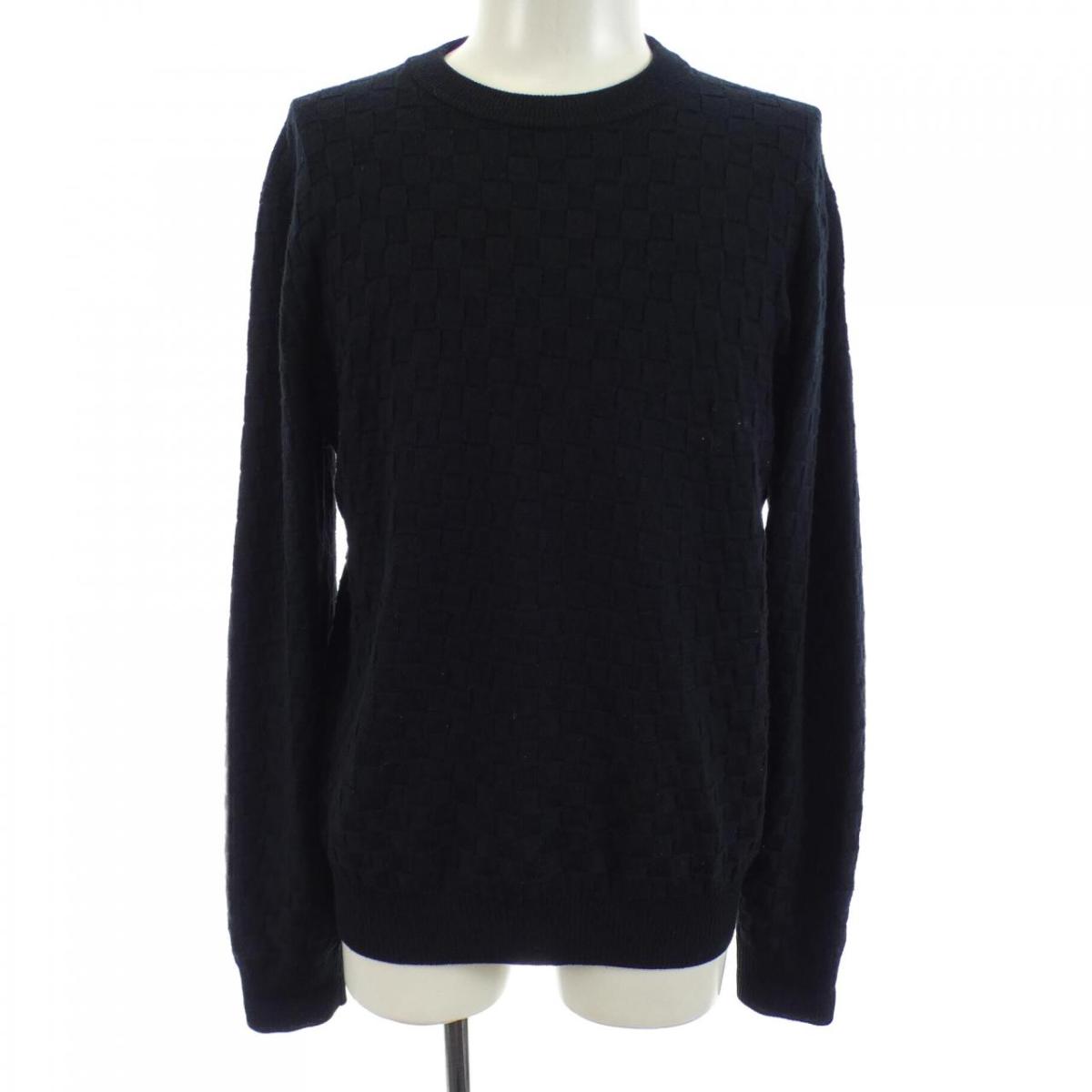 ルイヴィトン LOUIS VUITTON ダミエクルーネック HJN40WVOR ニット【中古】