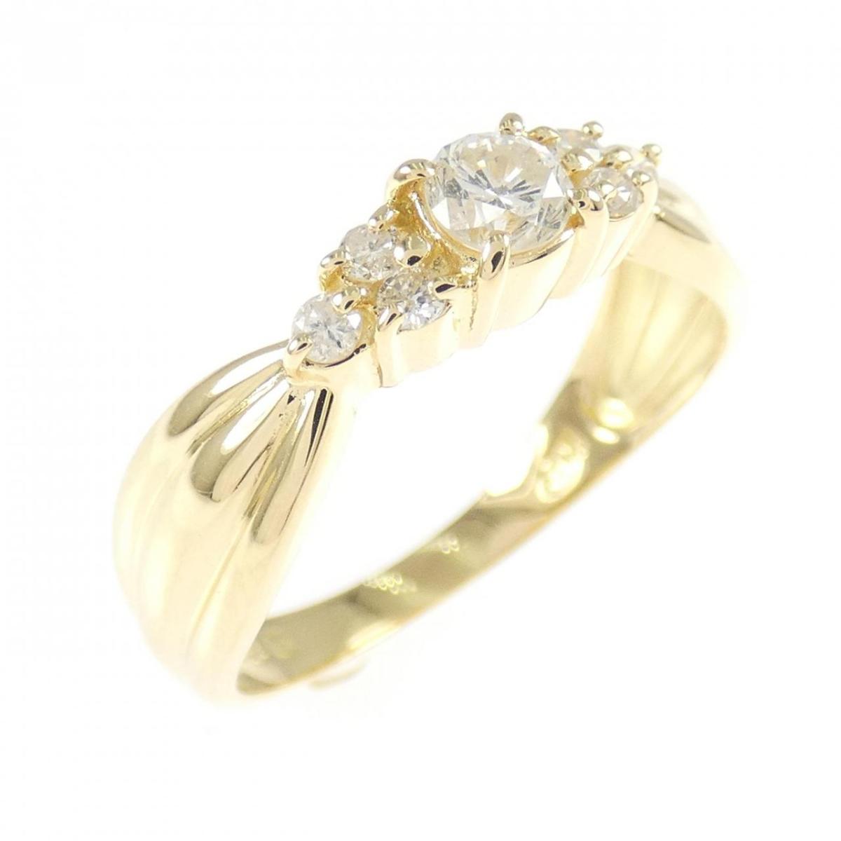 K18YG ダイヤモンド リング 0.30CT【中古】