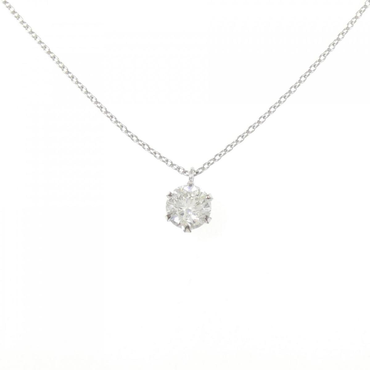 PT900/PT850 ダイヤモンド ネックレス 0.538CT【中古】