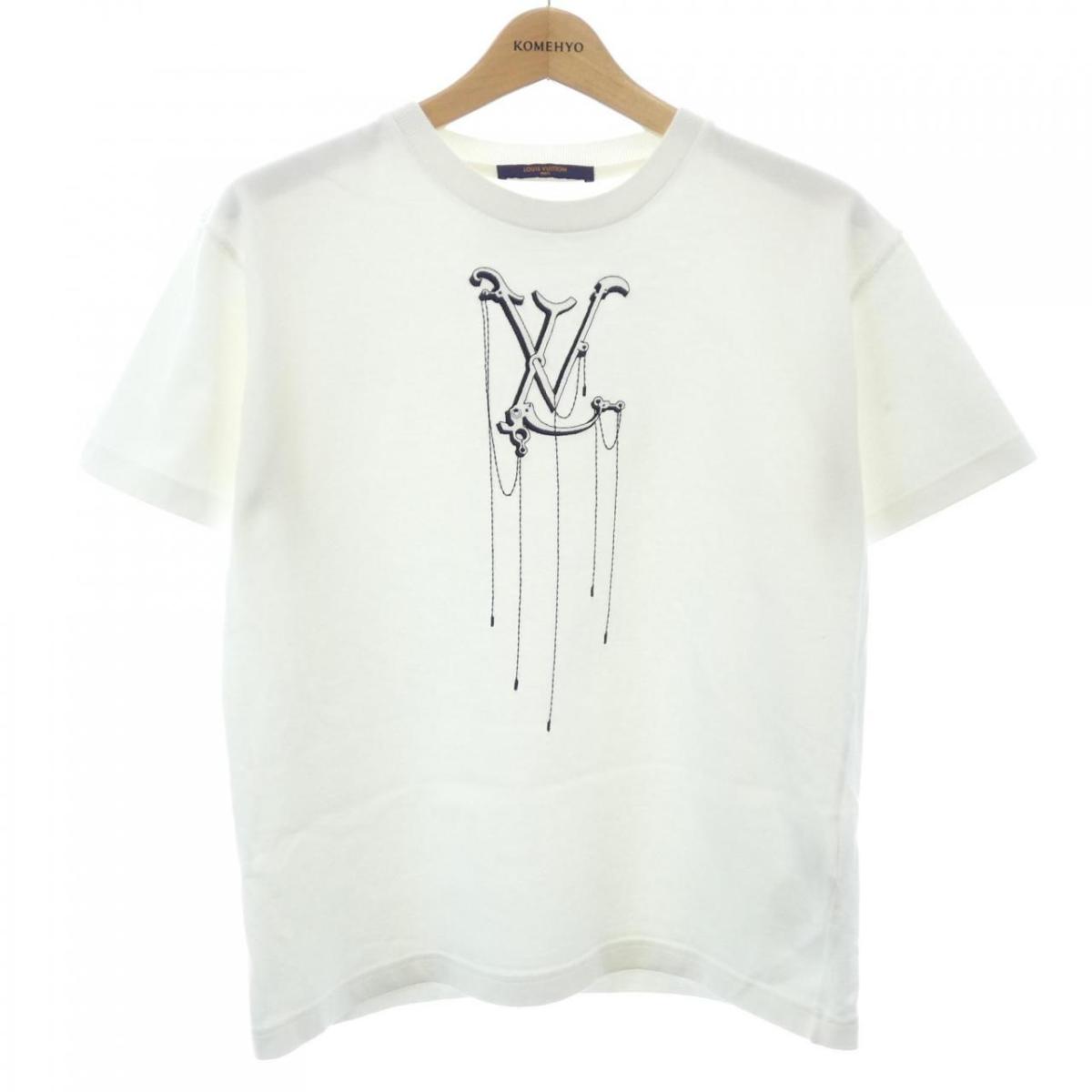 ルイヴィトン LOUIS VUITTON LVペンダント エンブロイダリー HIY12WJYH Tシャツ【中古】