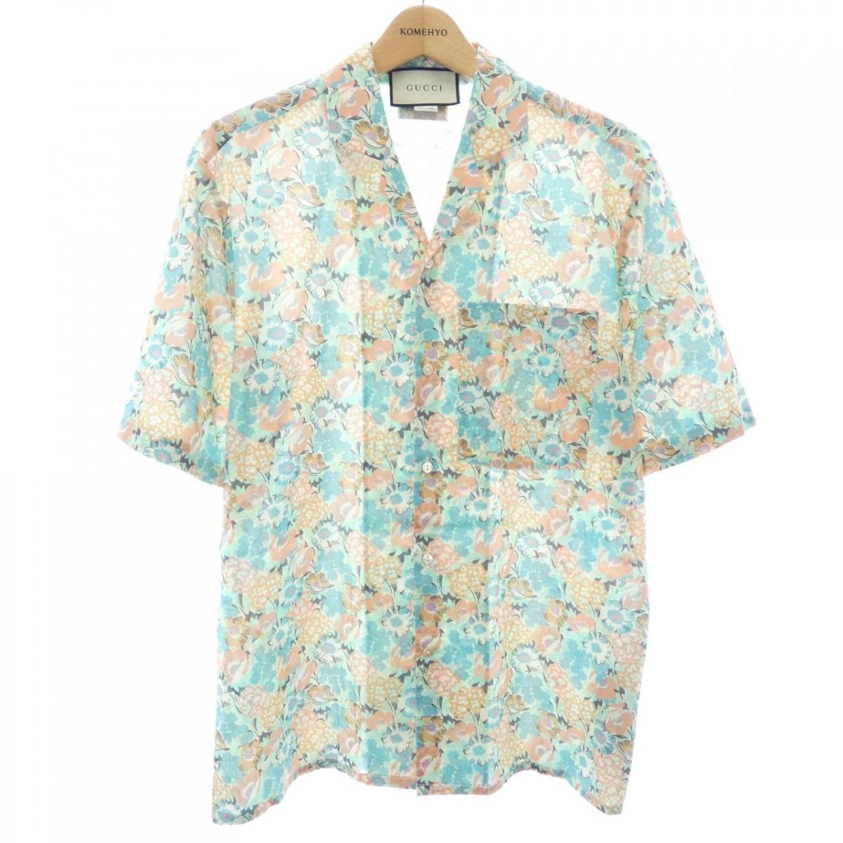グッチ GUCCI LIBERTY LONDON 636408 ZAFKU S／Sシャツ【中古】 29,640円