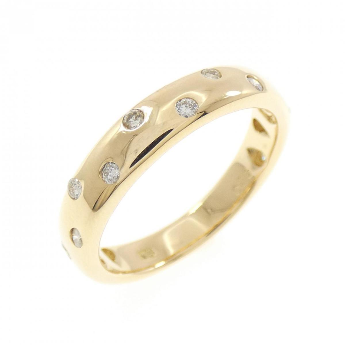 K18YG ダイヤモンド リング 0.25CT【中古】
