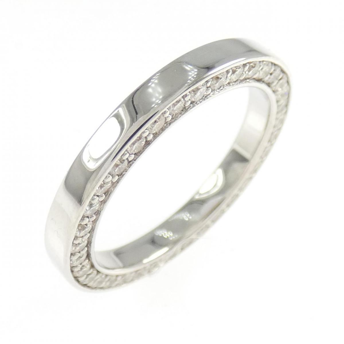 K18WG フルエタニティ ダイヤモンド リング 0.50CT【中古】