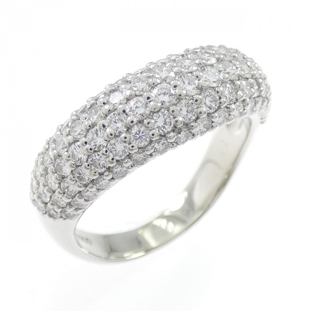 PT900 パヴェ ダイヤモンド リング 1.11CT【中古】 150,300円
