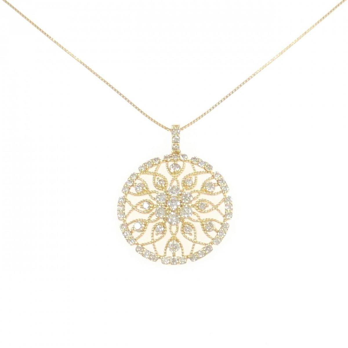 K18YG ダイヤモンド ネックレス 1.00CT【中古】