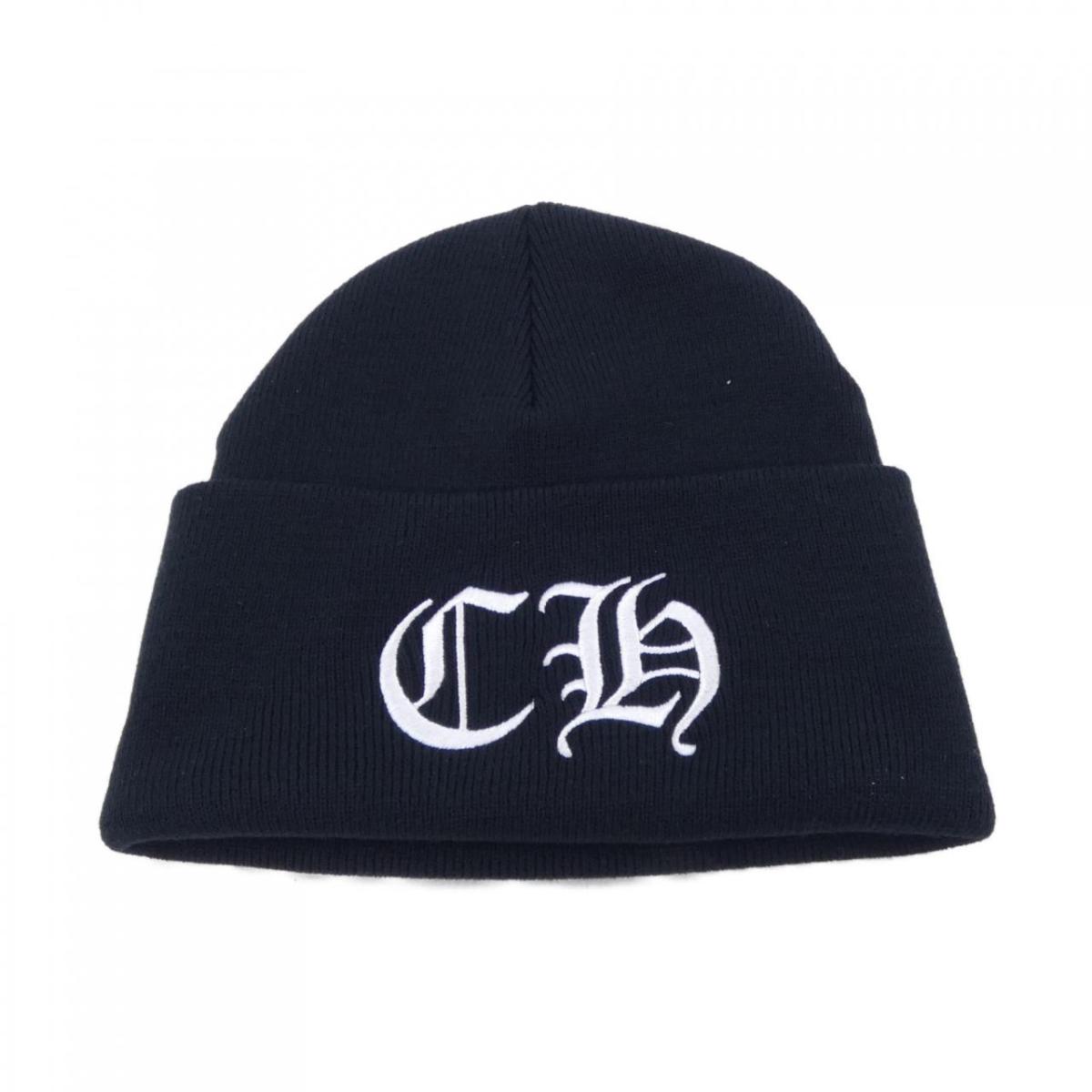 クロムハーツ CHROME HEARTS WATCH CAP CH刺しゅう 304053702******316 編み物旗がしら【中古】
