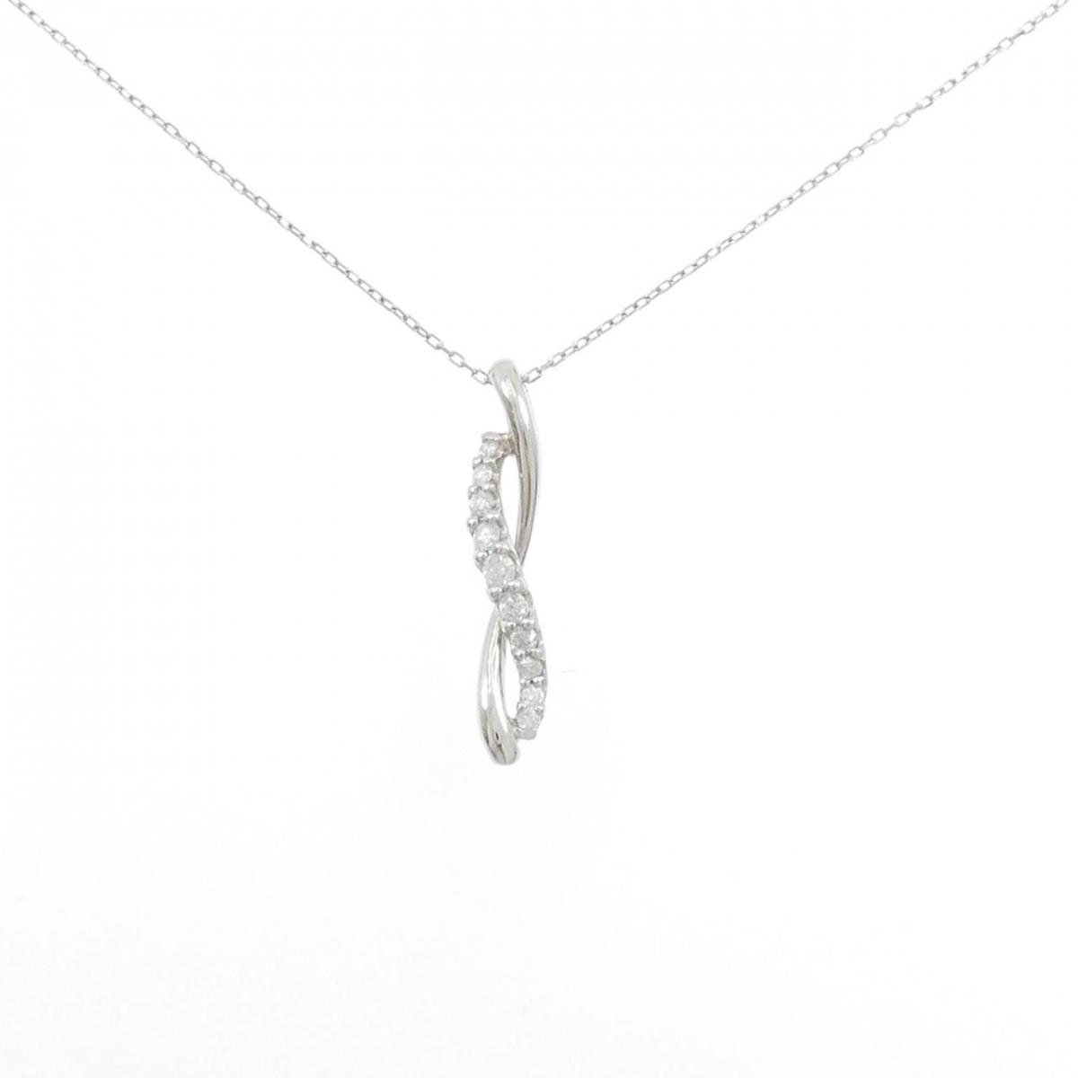 PT900/PT850 ダイヤモンド ネックレス 0.12CT【中古】｜KOMEHYO ONLINESTORE 店