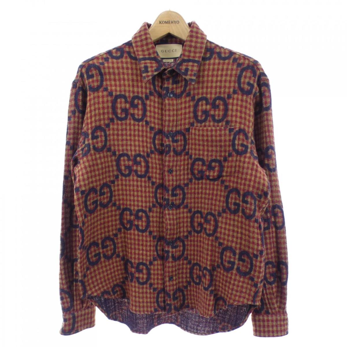 グッチ GUCCI マキシ GG ギンガム 羊毛 プルオーバー 756842 ZAOBM プルオーバー【中古】