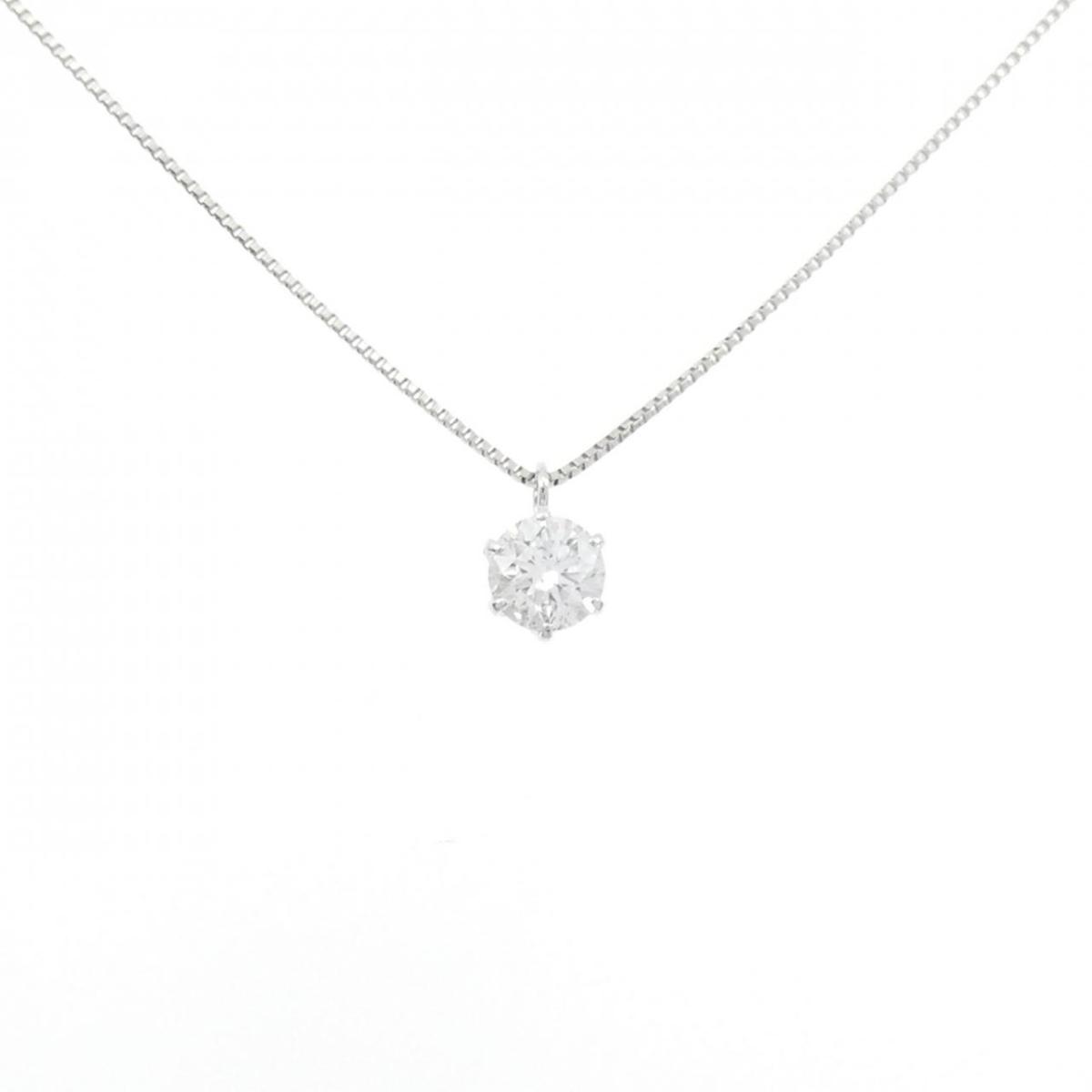 PT900/PT850 ソリティア ダイヤモンド ネックレス 0.305CT【中古】 57,360円