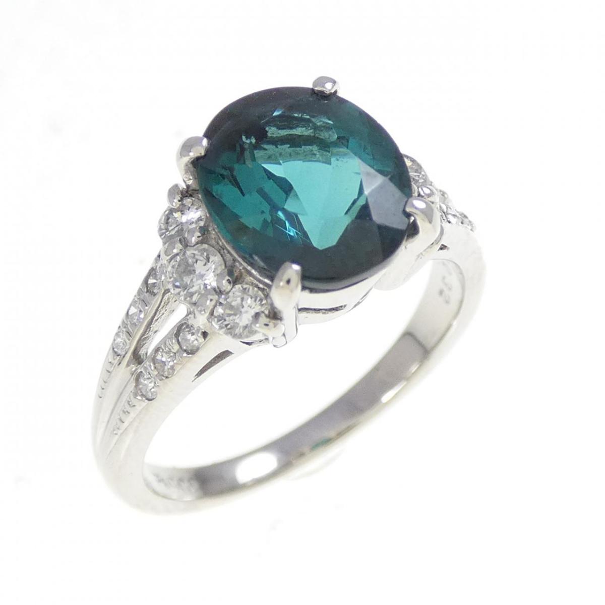 PT900 トルマリン リング 2.17CT【中古】
