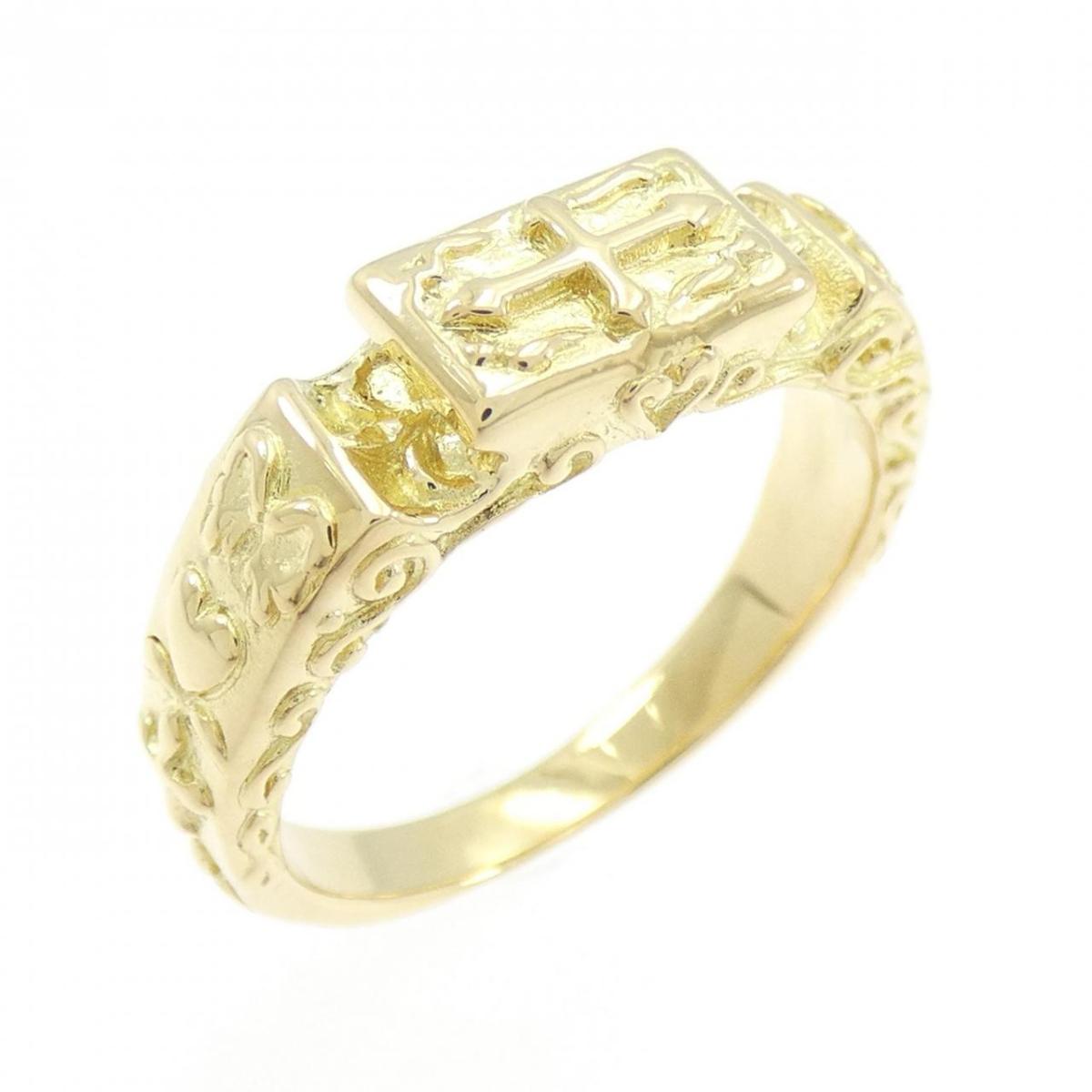 K18YG クロス リング【中古】｜KOMEHYO ONLINESTORE 店
