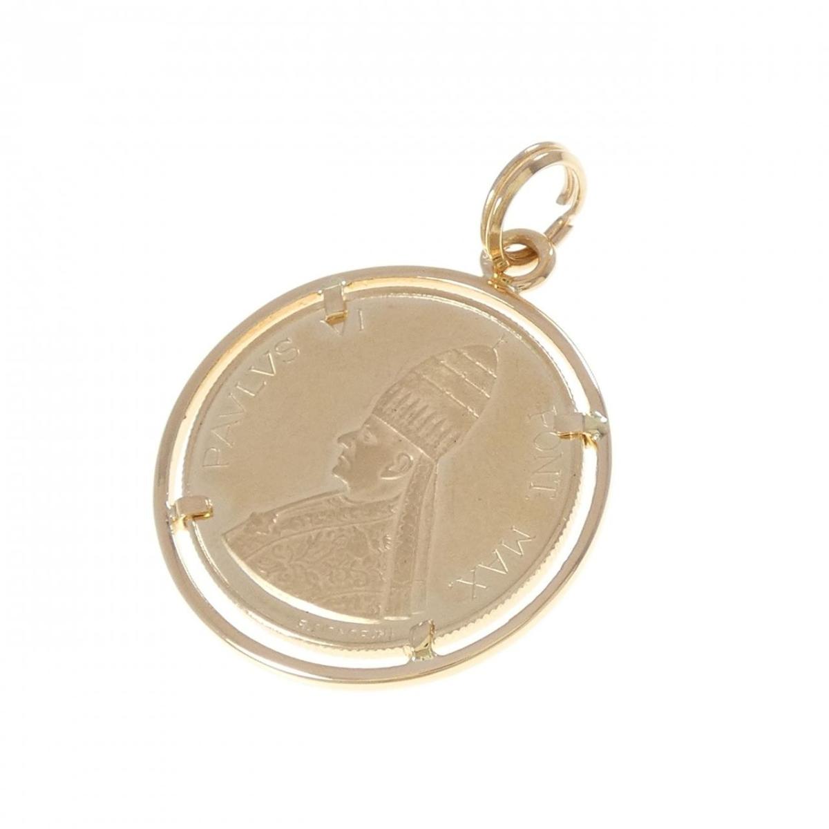 750PG(枠) コイン ペンダント【中古】｜KOMEHYO ONLINESTORE 店 165,300円