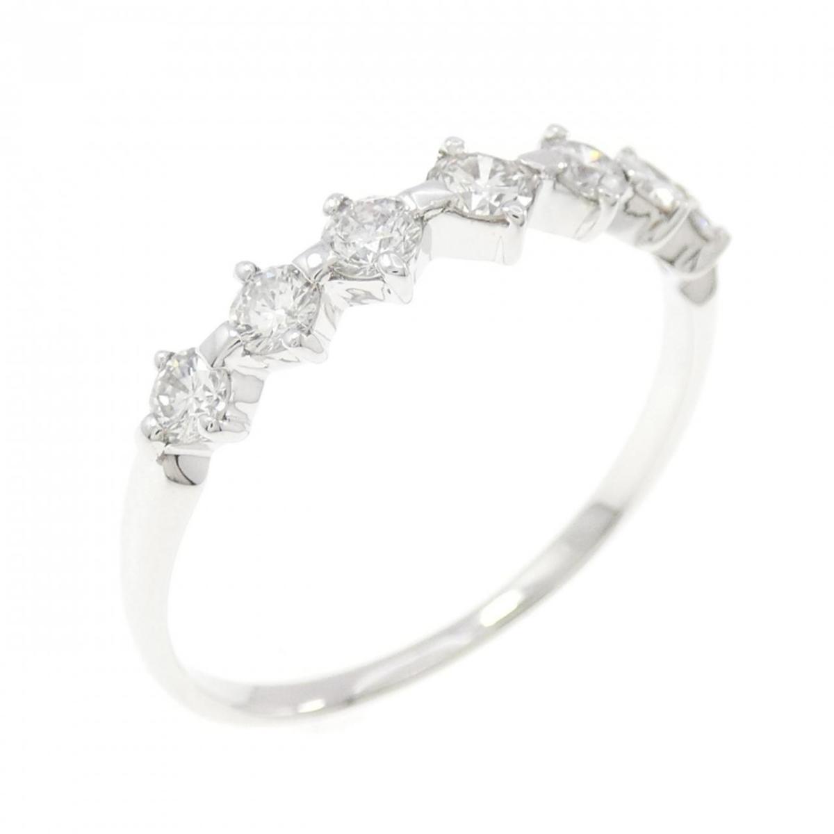 K18WG ダイヤモンド リング 0.50CT【中古】