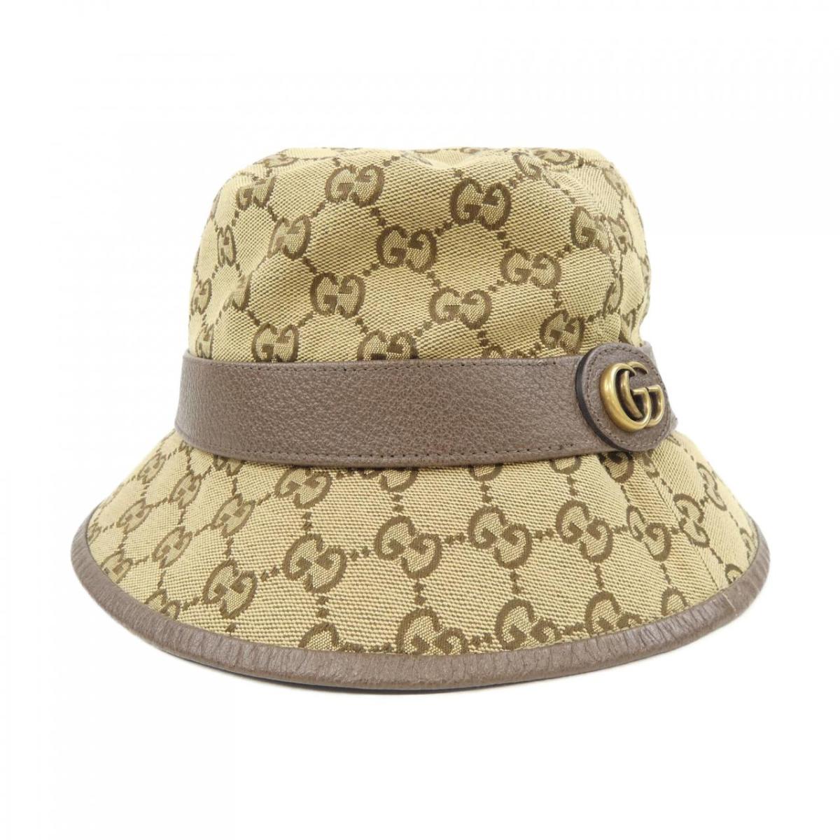 グッチ GUCCI GG帆布 フェドラハット 576587 4HG62 かぶり笠【中古】