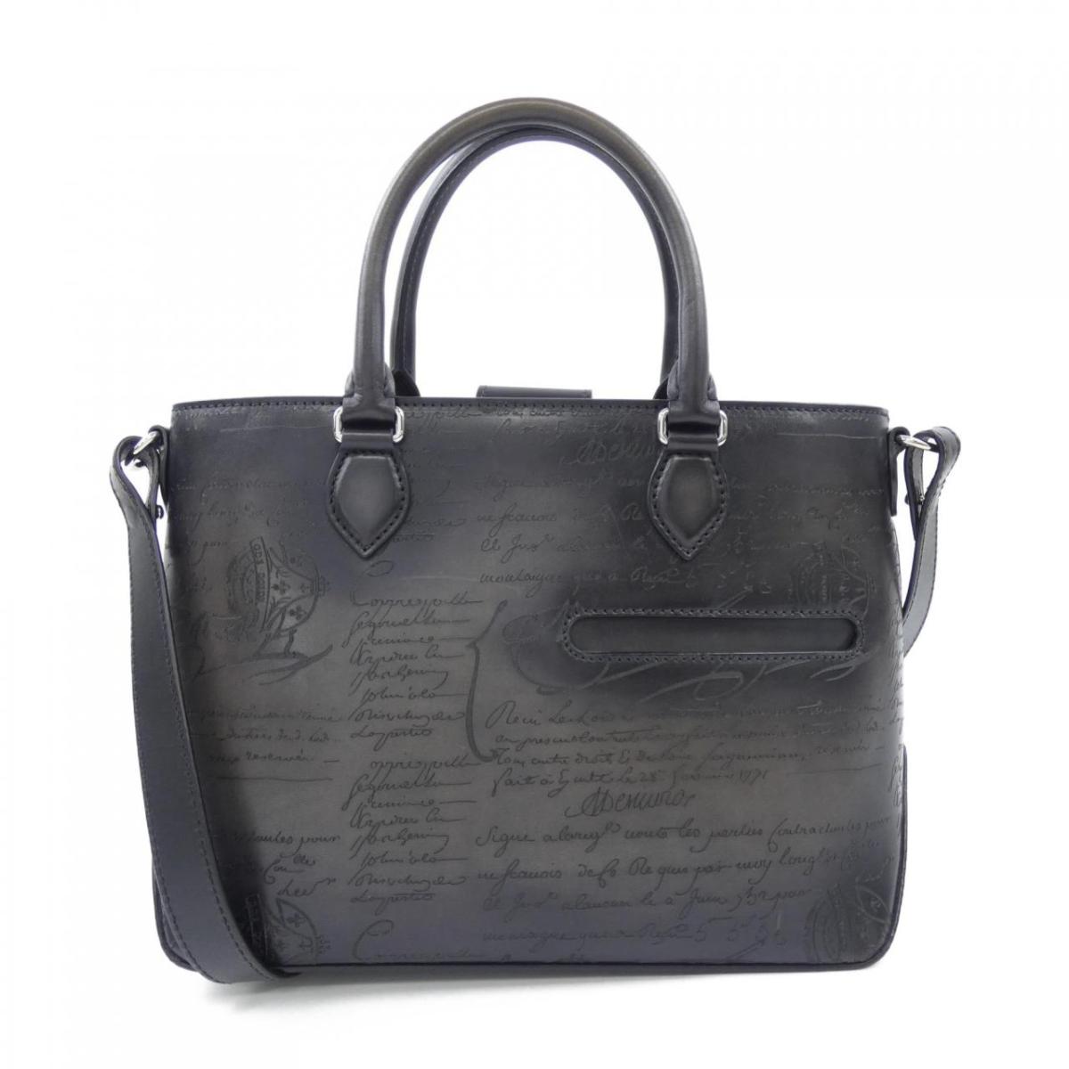 ベルルッティ Berluti トゥジュールXSスクリットレザートートバック BAG【中古】
