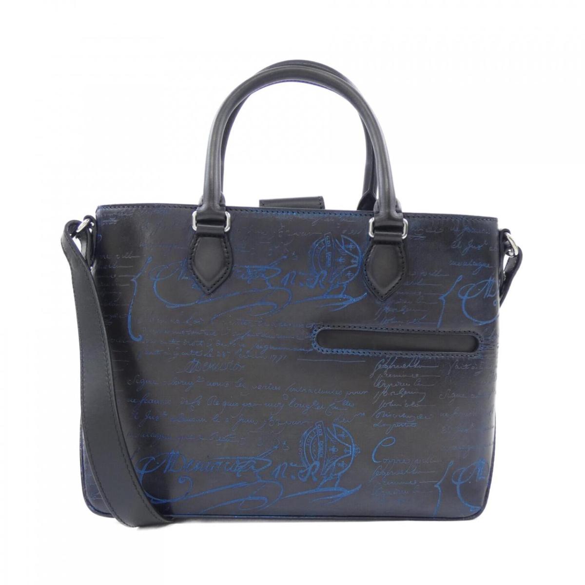 ベルルッティ Berluti トゥジュールXSスクリットレザートートバック BAG【中古】