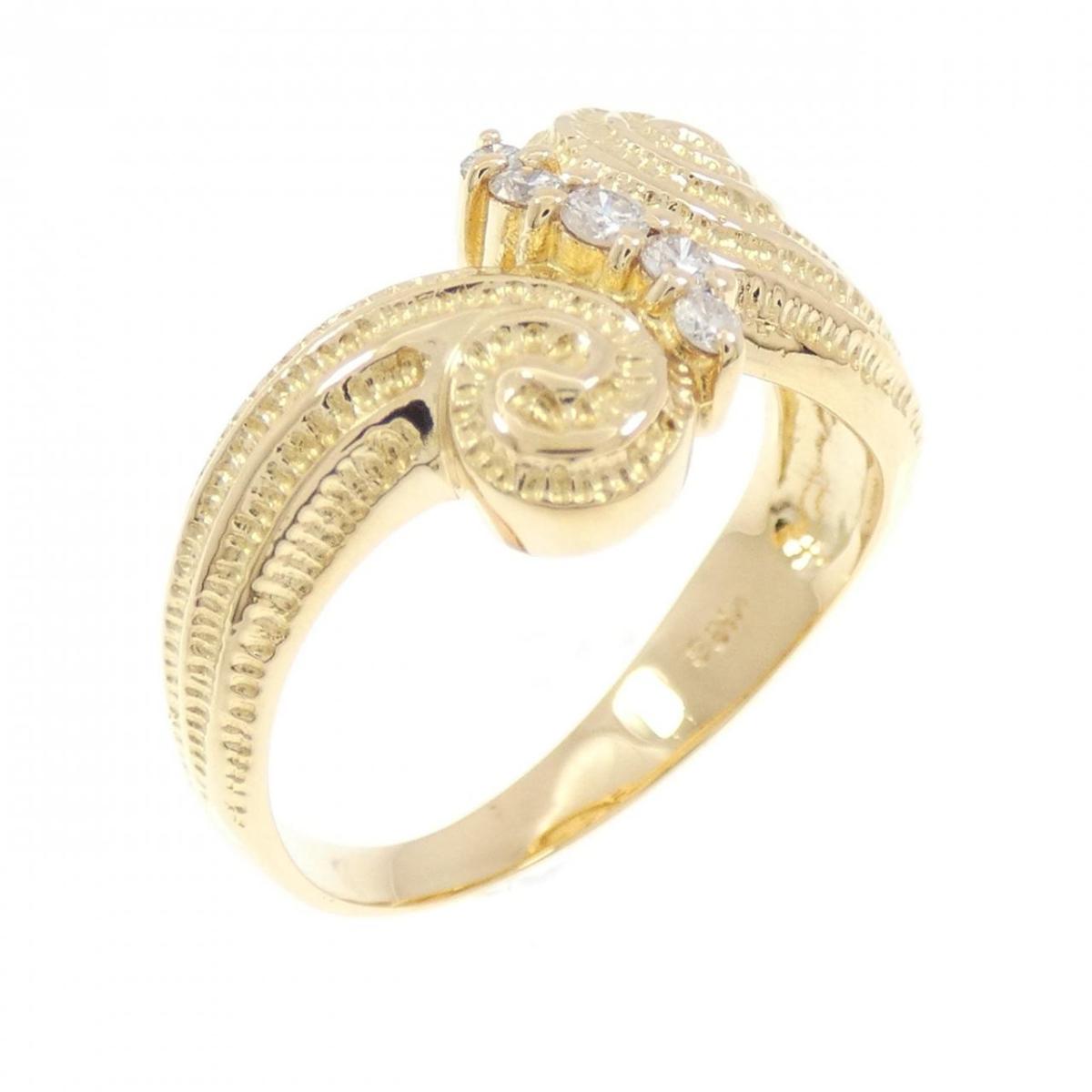 K18YG ダイヤモンド リング 0.10CT【中古】｜KOMEHYO ONLINESTORE 店
