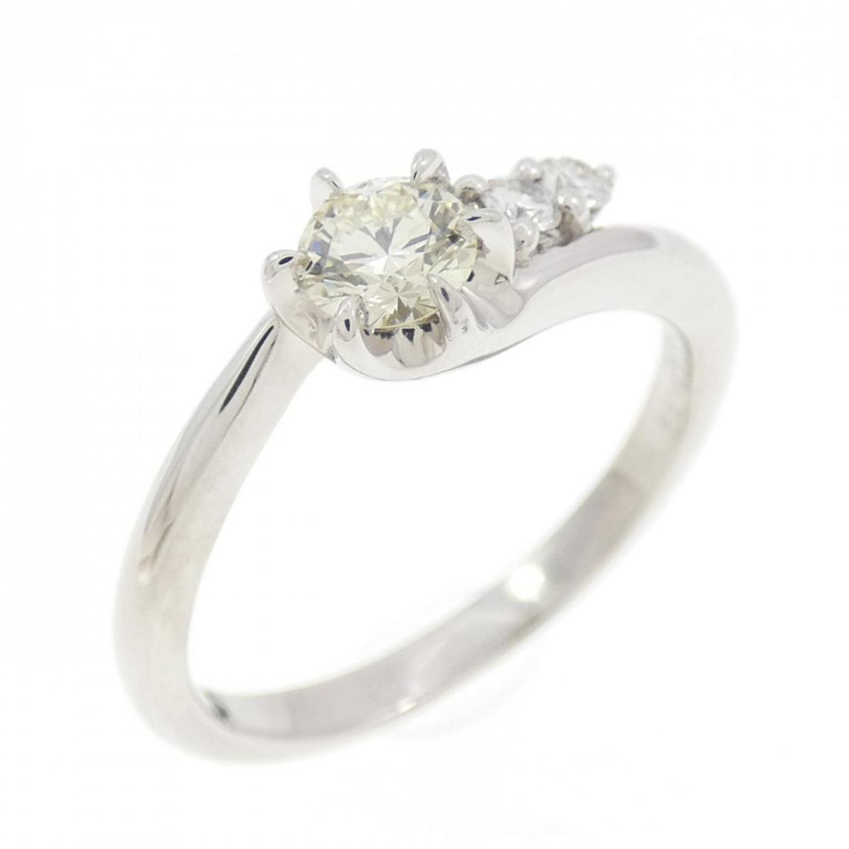 PT950 ダイヤモンド リング 0.205CT【中古】