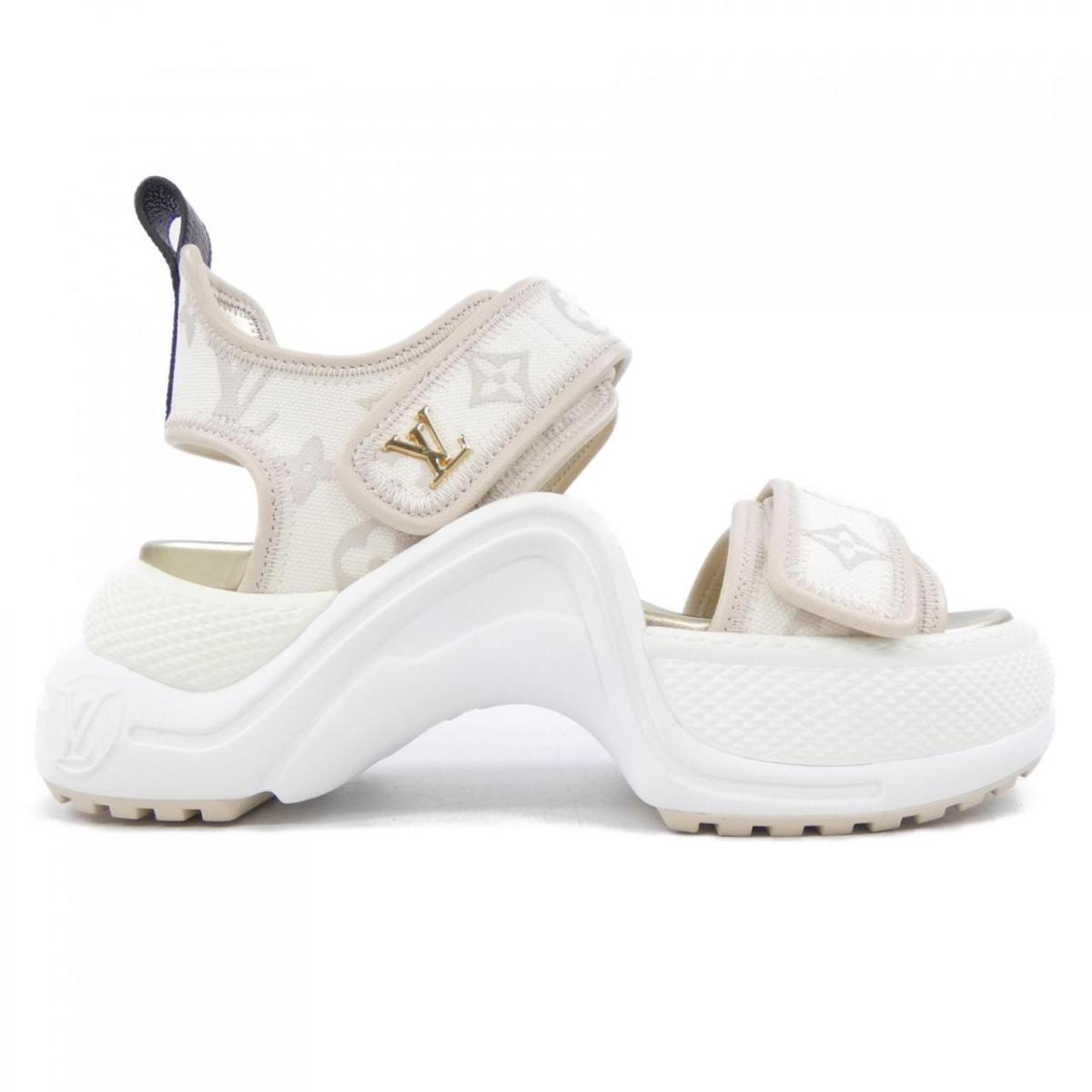 ルイヴィトン LOUIS VUITTON モノグラムジーンズ LVアークライトライン サンダル【中古】