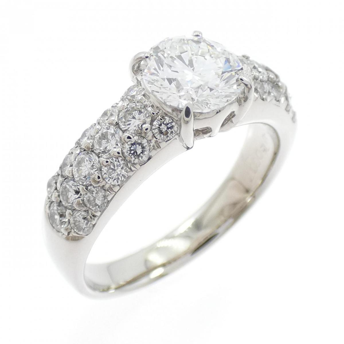 PT900 ダイヤモンド リング 1.075CT D VVS2 VG【中古】