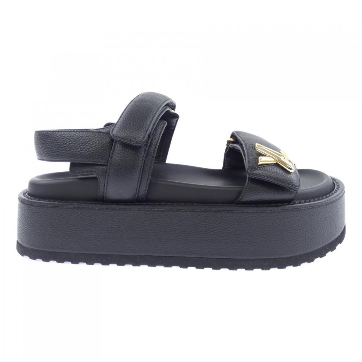 ルイヴィトン LOUIS VUITTON LV捩じり LVサンセットライン サンダル【中古】
