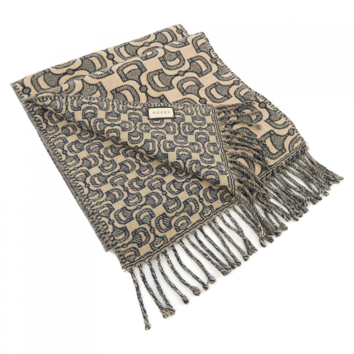 グッチ GUCCI 713146 4G386 MUFFLER【中古】