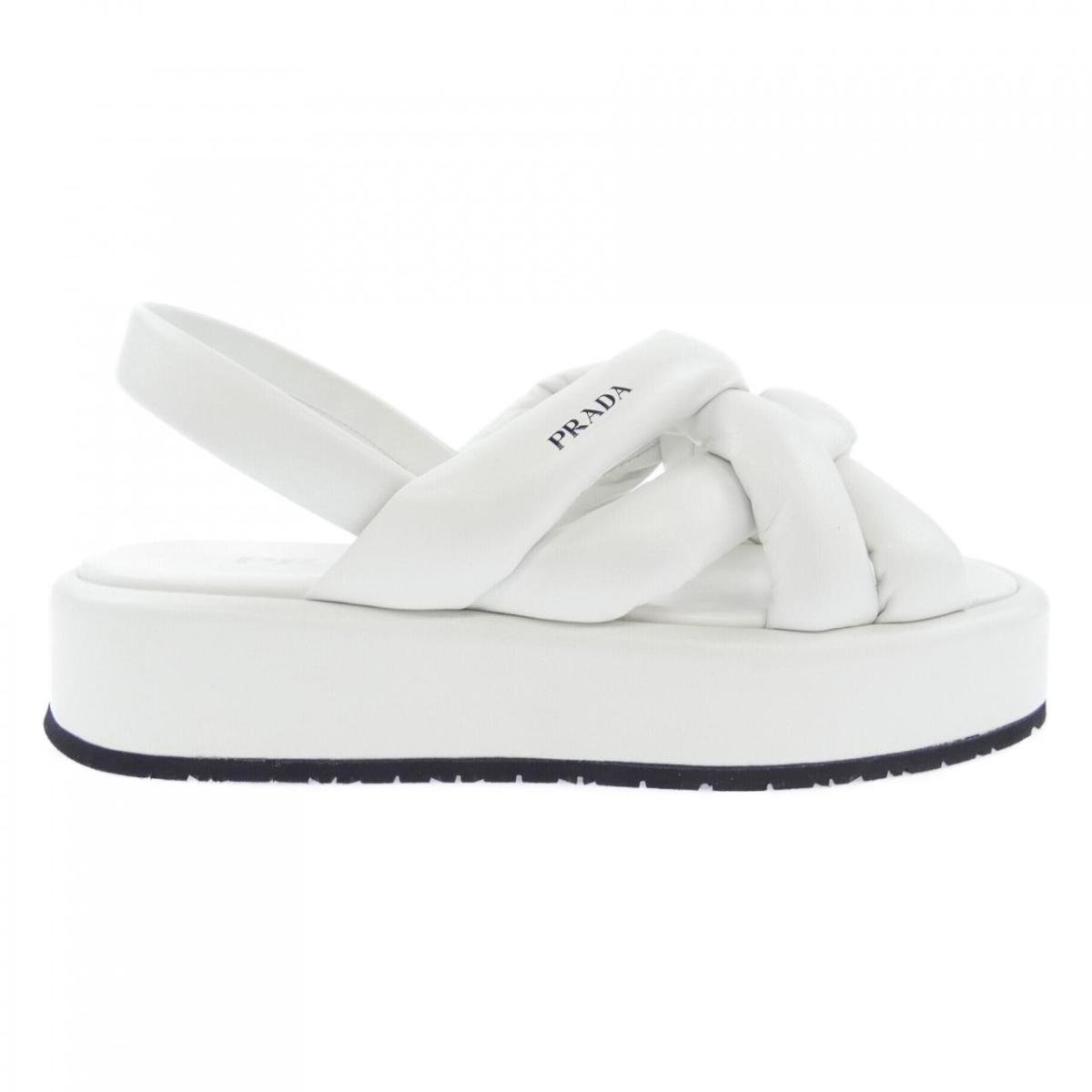 プラダ PRADA 1XZ747 木目細か質問用紙 サンダル【中古】