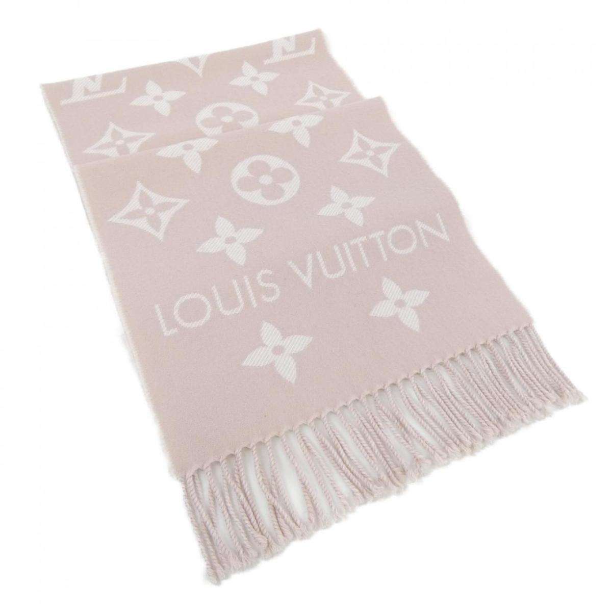 ルイヴィトン LOUIS VUITTON エシャルプLVエッセンシャル M77854 MUFFLER【中古】
