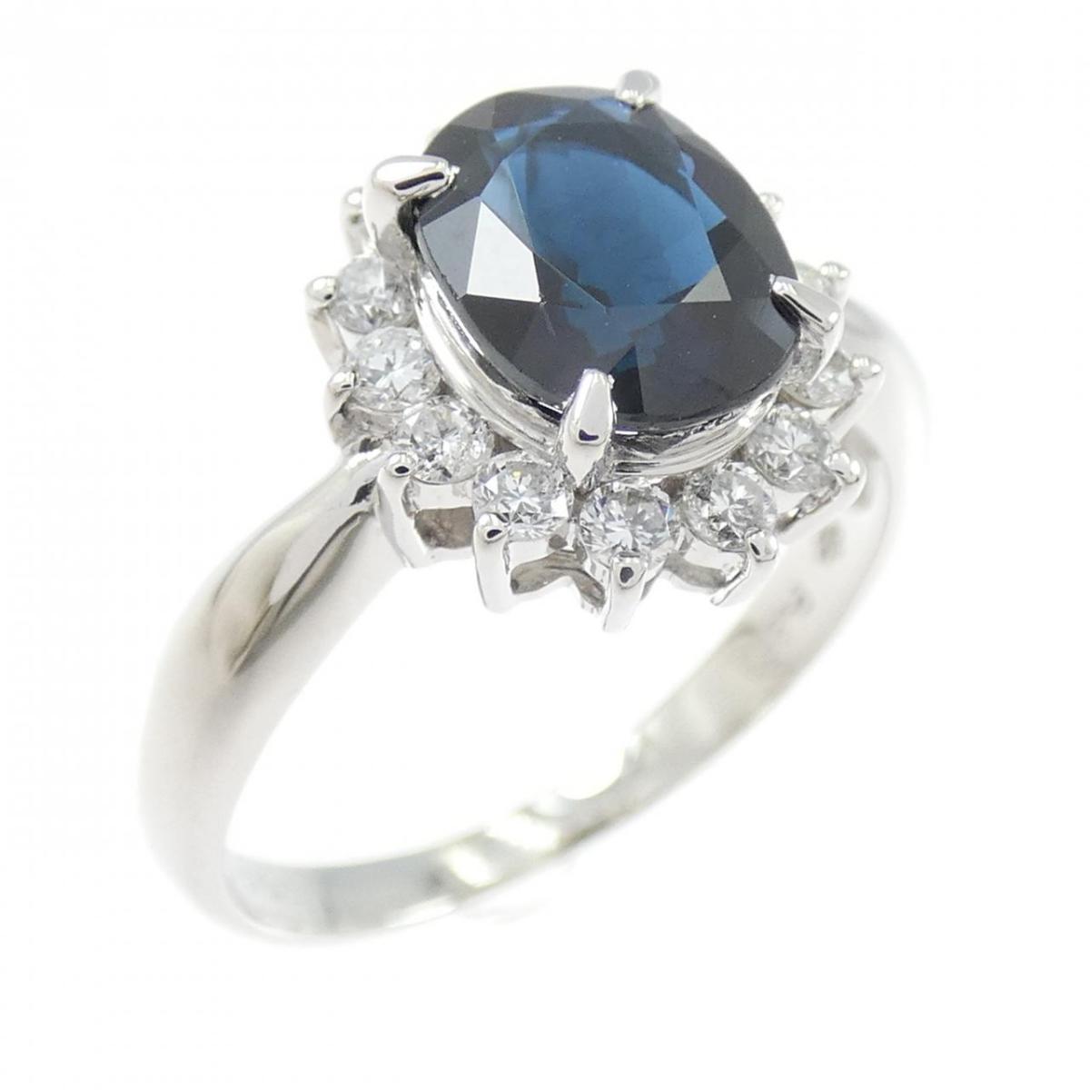 PT850 サファイヤ リング 1.66CT【中古】