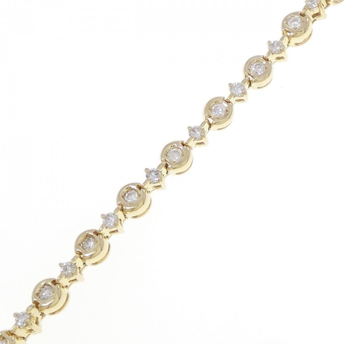 K18YG ダイヤモンド ブレスレット 1.00CT【中古】｜KOMEHYO ONLINESTORE 店