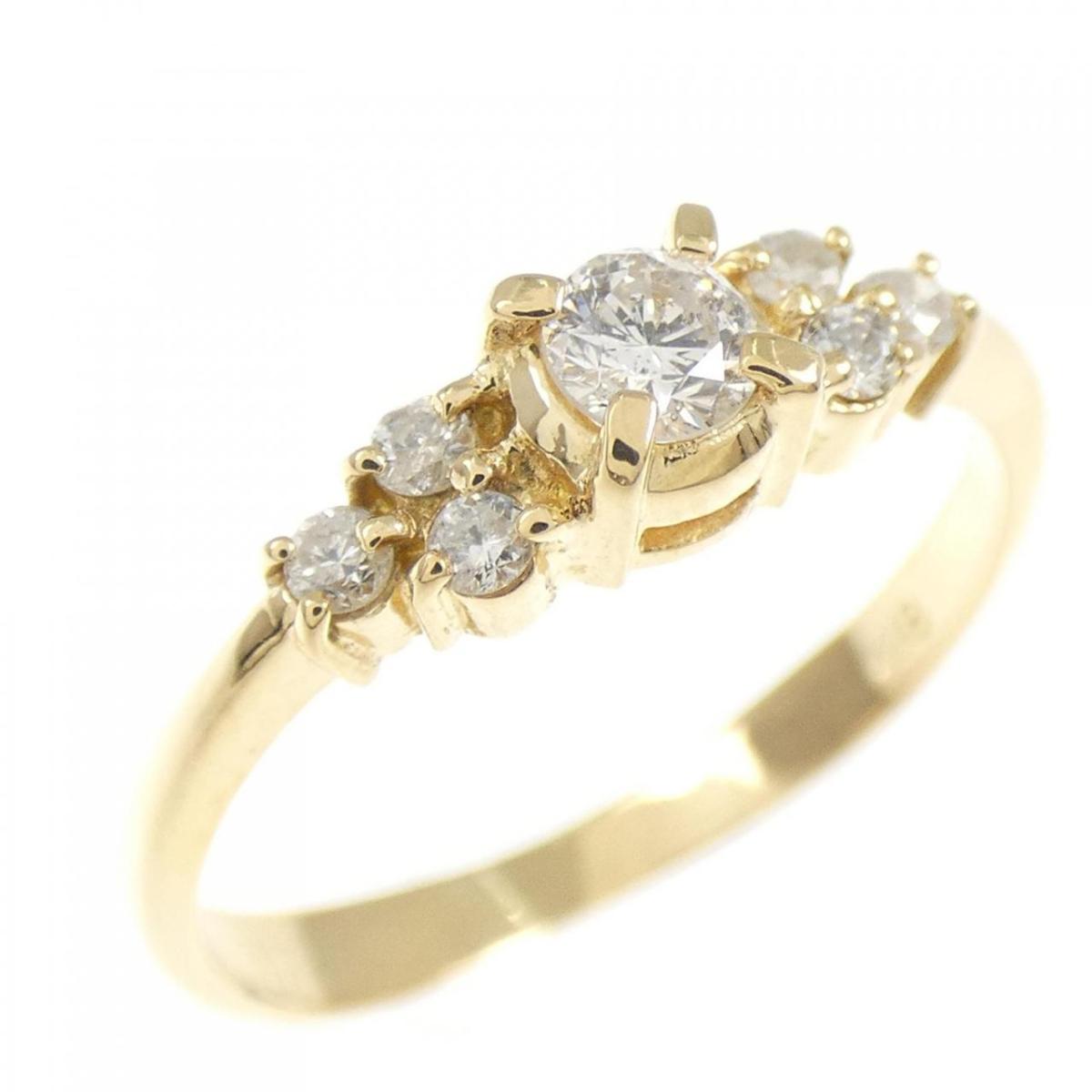 K18YG ダイヤモンド リング 0.13CT【中古】 55,330円