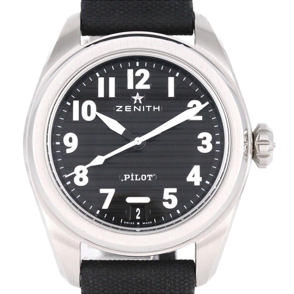 【ノーメンテナンス還元価格】ゼニス パイロットオートマティック 03.4000.3620/21.I001 SS 自動巻【中古】 321,570円
