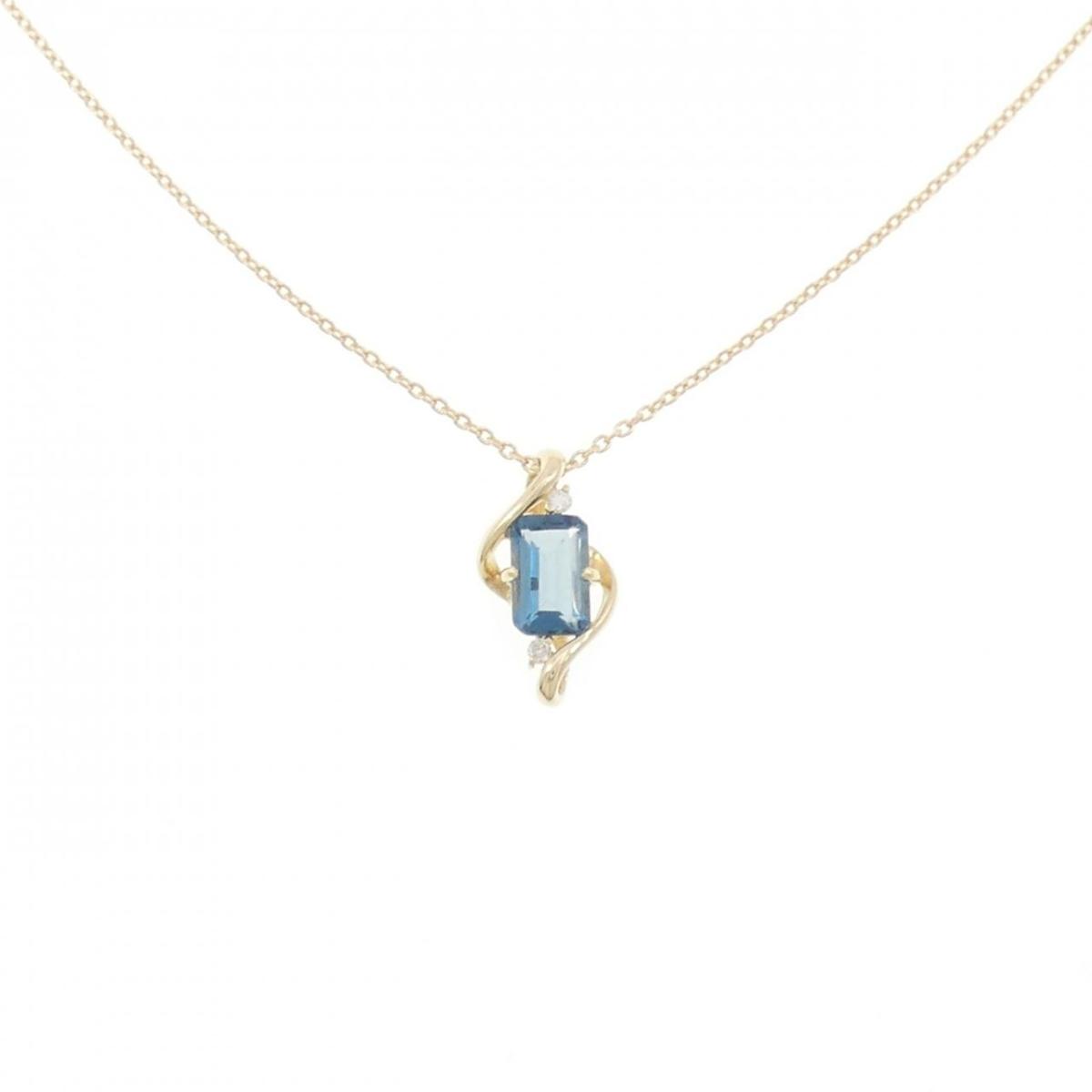 K10YG ブルートパーズ ネックレス【中古】｜KOMEHYO ONLINESTORE 店