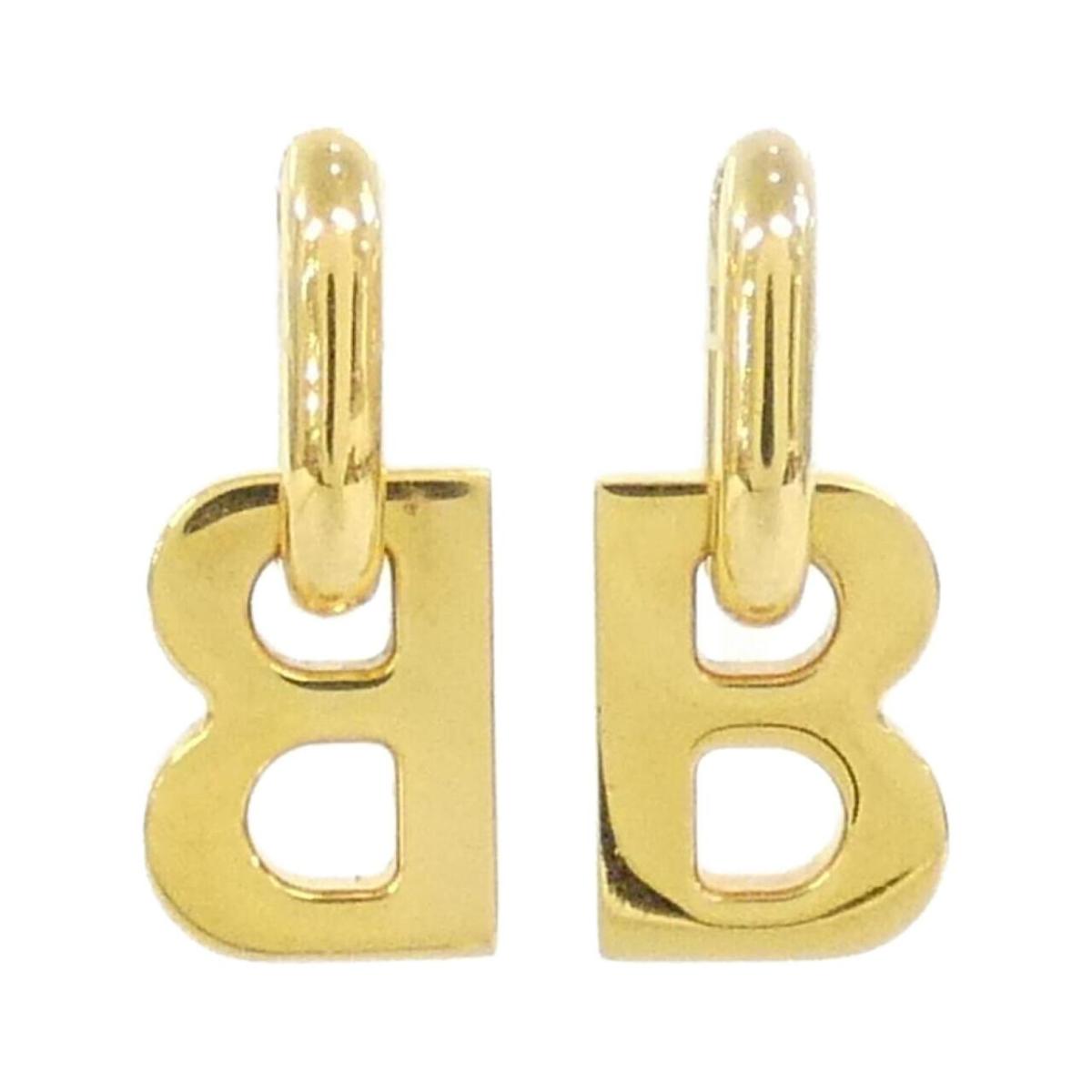 バレンシアガ B CHAIN 655286 TZ99G XS ピアス【中古】