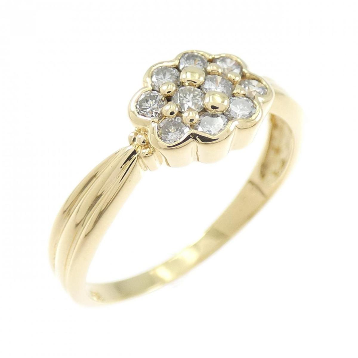K18YG ダイヤモンド リング 0.31CT【中古】