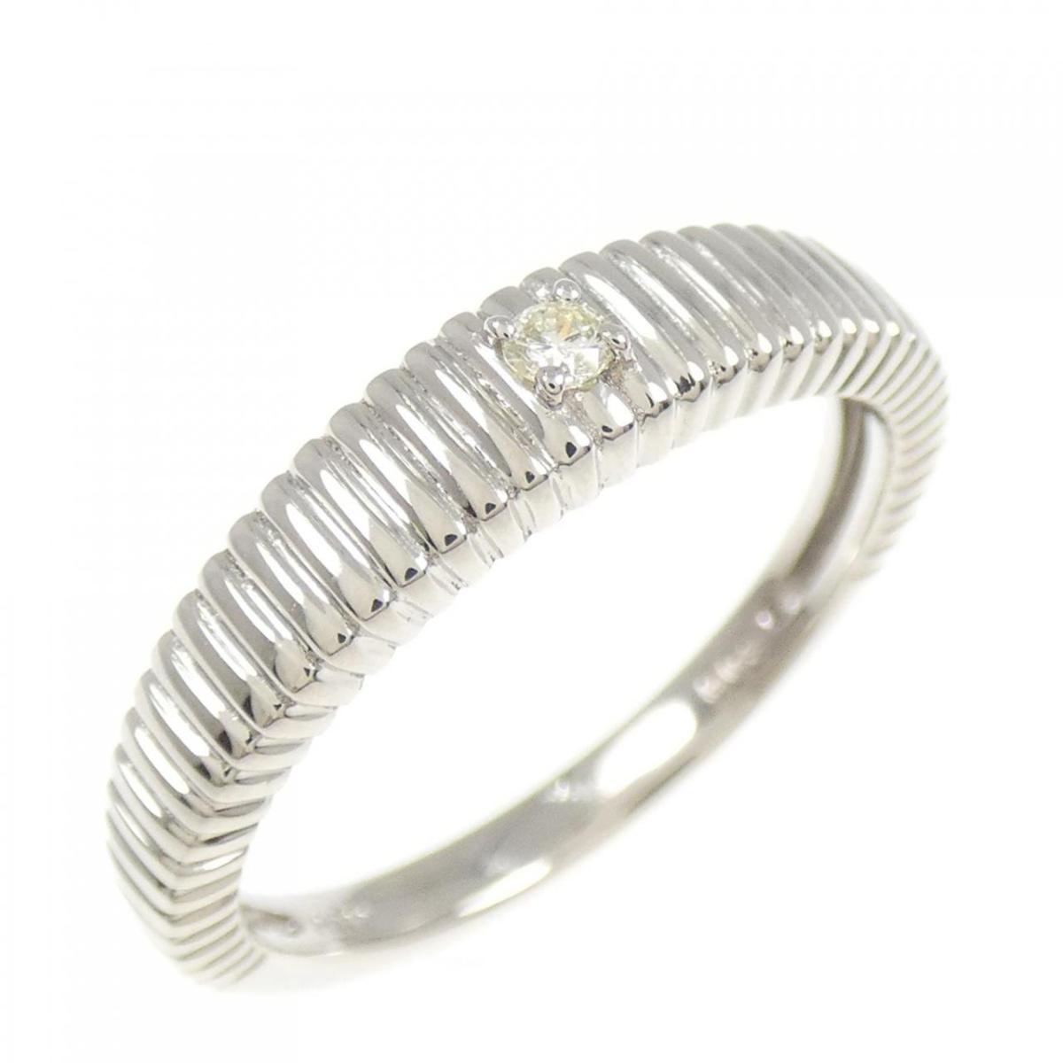 PT999 ダイヤモンド リング 0.03CT【中古】