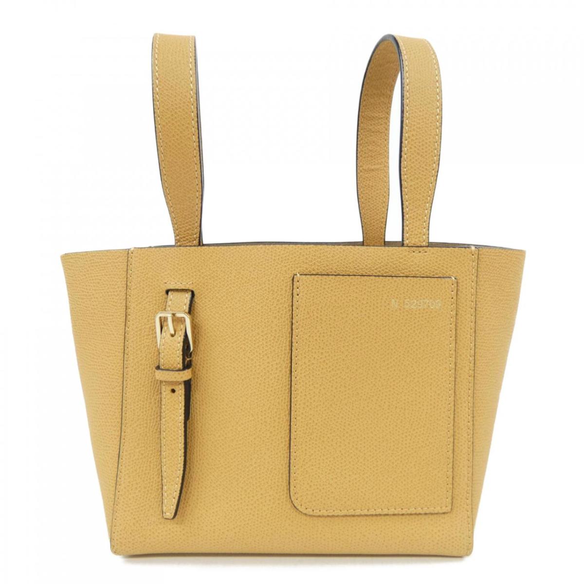 ヴァレクストラ VALEXTRA 井戸釣瓶御徒面子 WBSF0090028LOCTF BAG【中古】